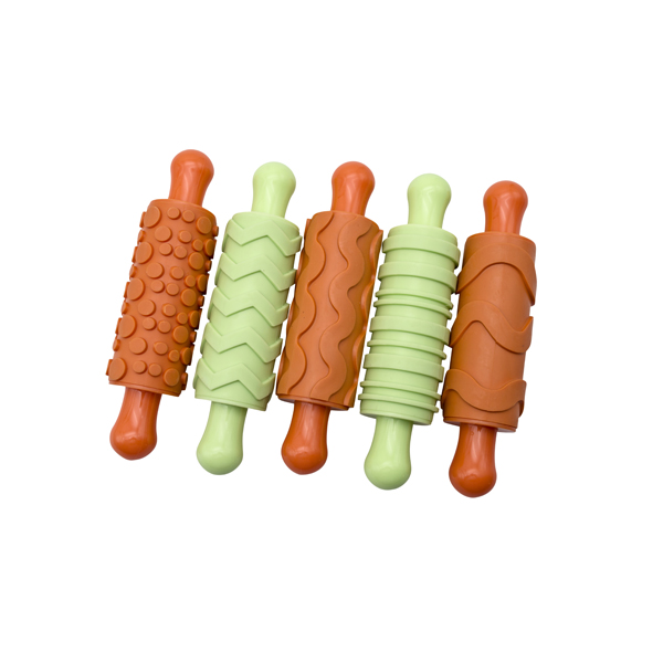 Gummi-Musterwalzen, 5er Set