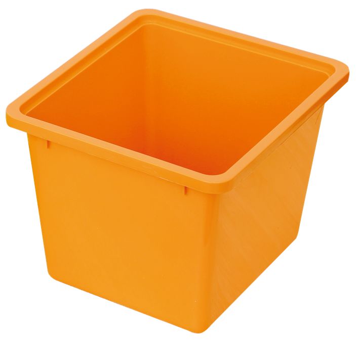 Kunststoff- Materialbox groß, orange