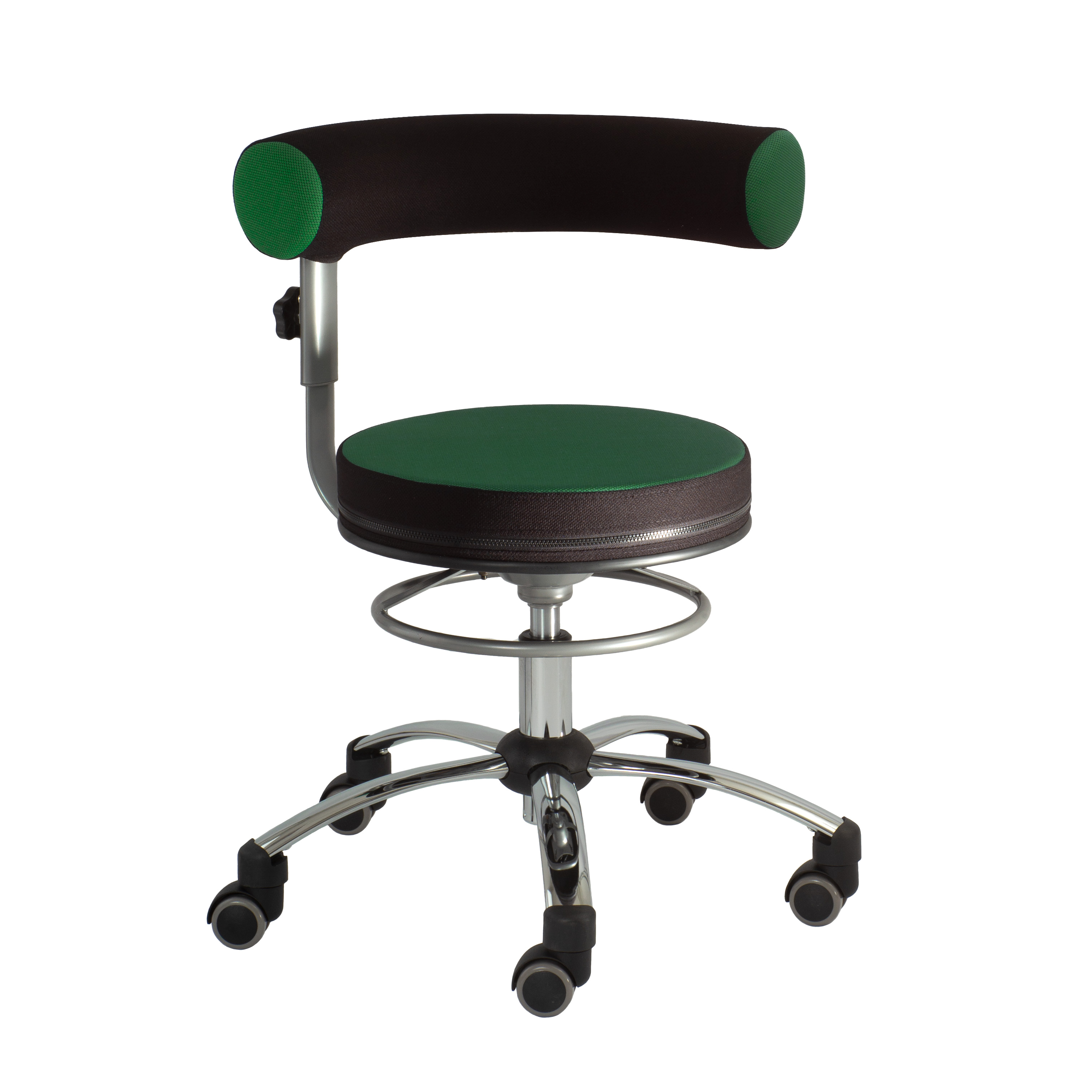 Sanus®-Gesundheitsstuhl Stoff, Lehne 360° schwenk- und höhenverstellbar (LH)