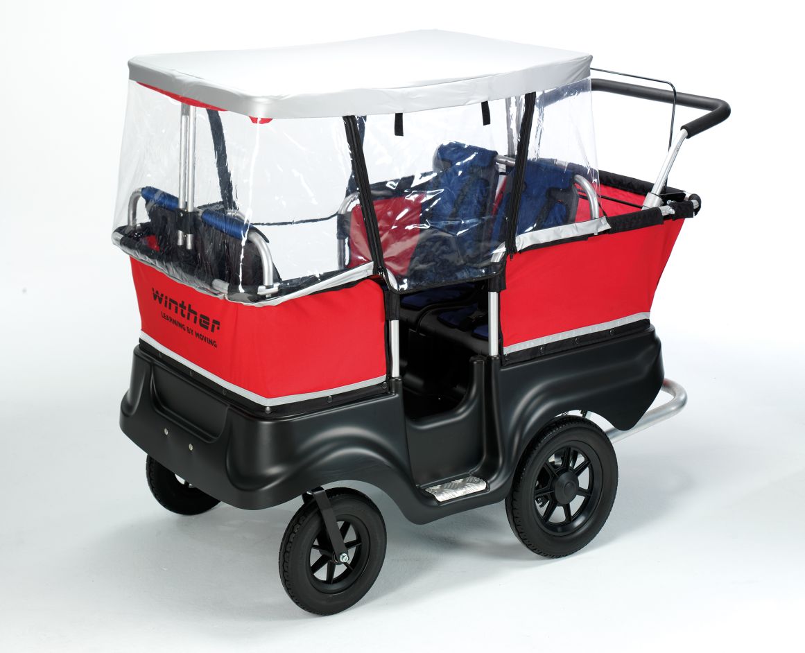 Regenschutz für Turtle Kinderbus 4-Sitzer 8900802