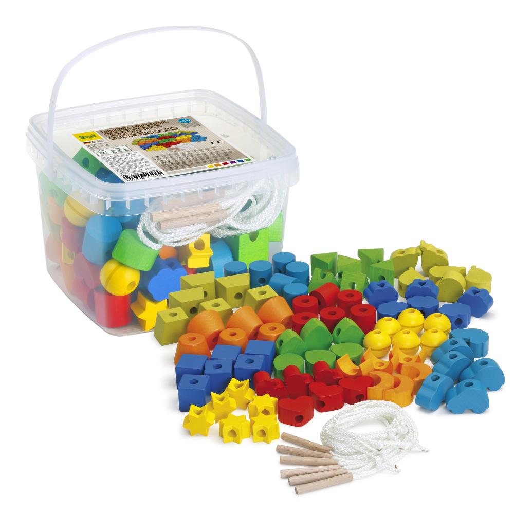 Lernspiel Fädeln, 96-teilig