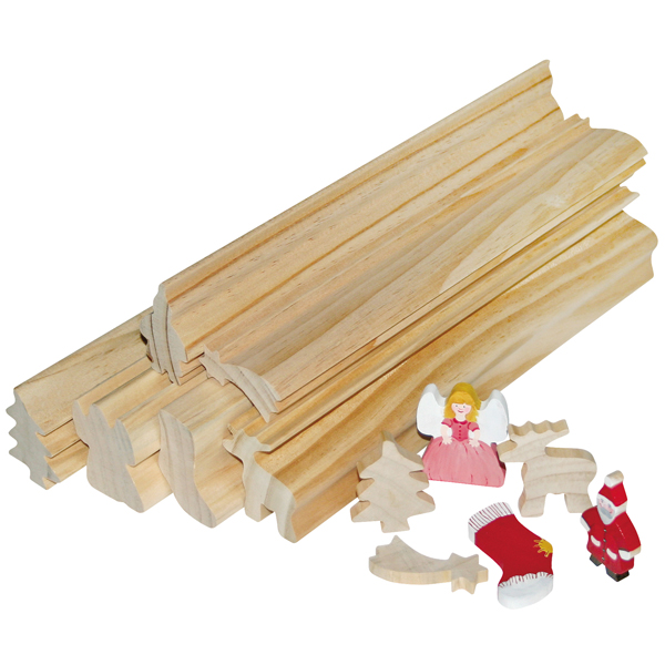 Profilholz Weihnachten, 6 Motive Profilholz Weihnachten, 6 Motive
