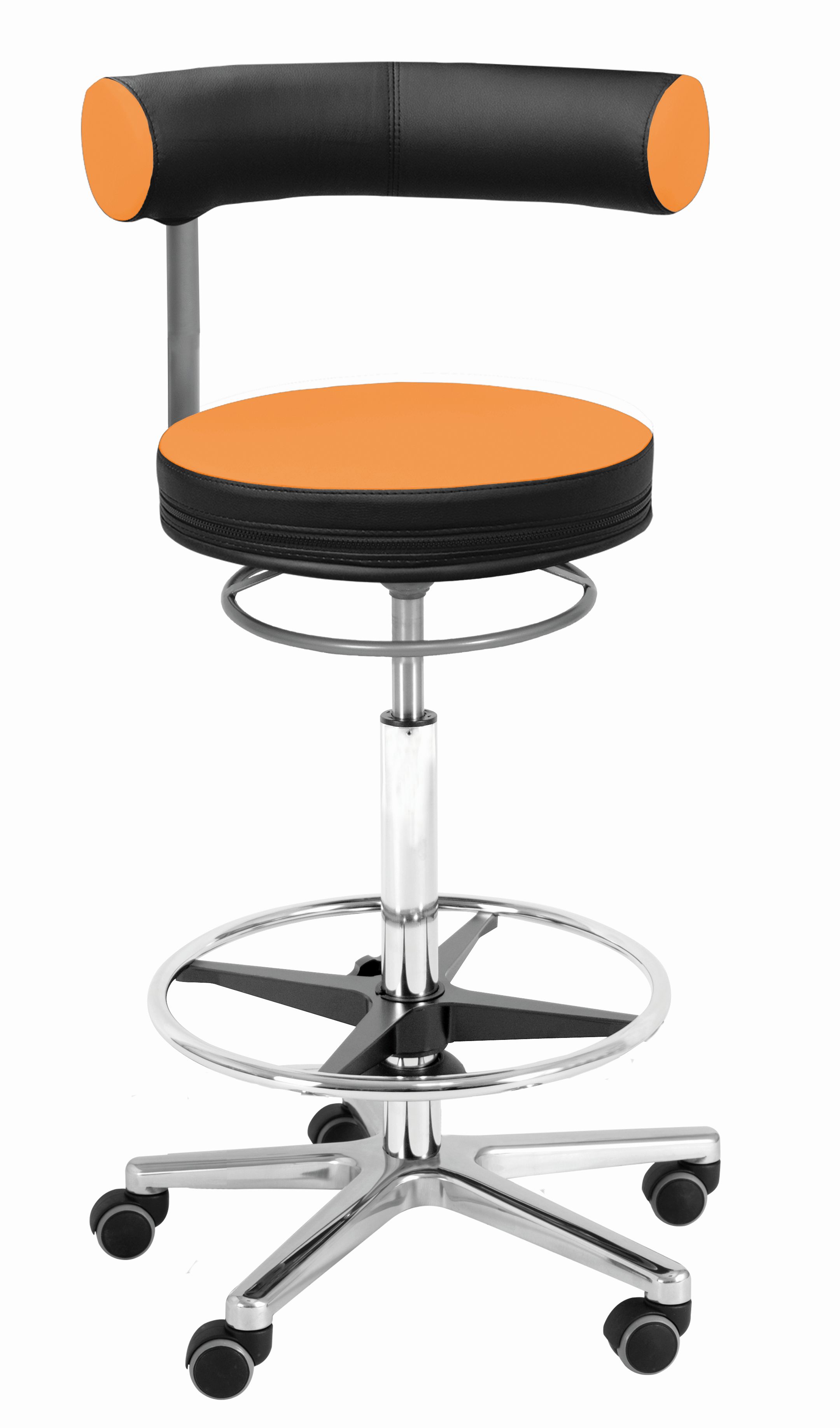 Sanus®-Gesundheitsstuhl Hochstuhl Kunstleder, Lehne 360° schwenkbar  (LF)