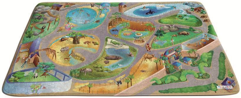 Spielteppich Soft - Zoo