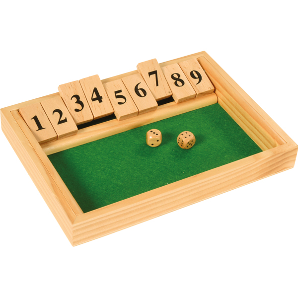 Klappspiel Shut the Box