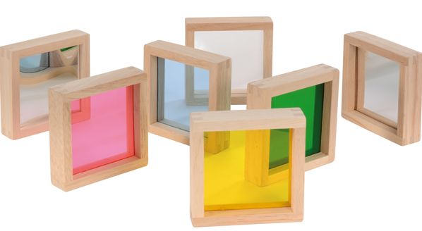 Blocks bunt und Spiegel, 7-teilig