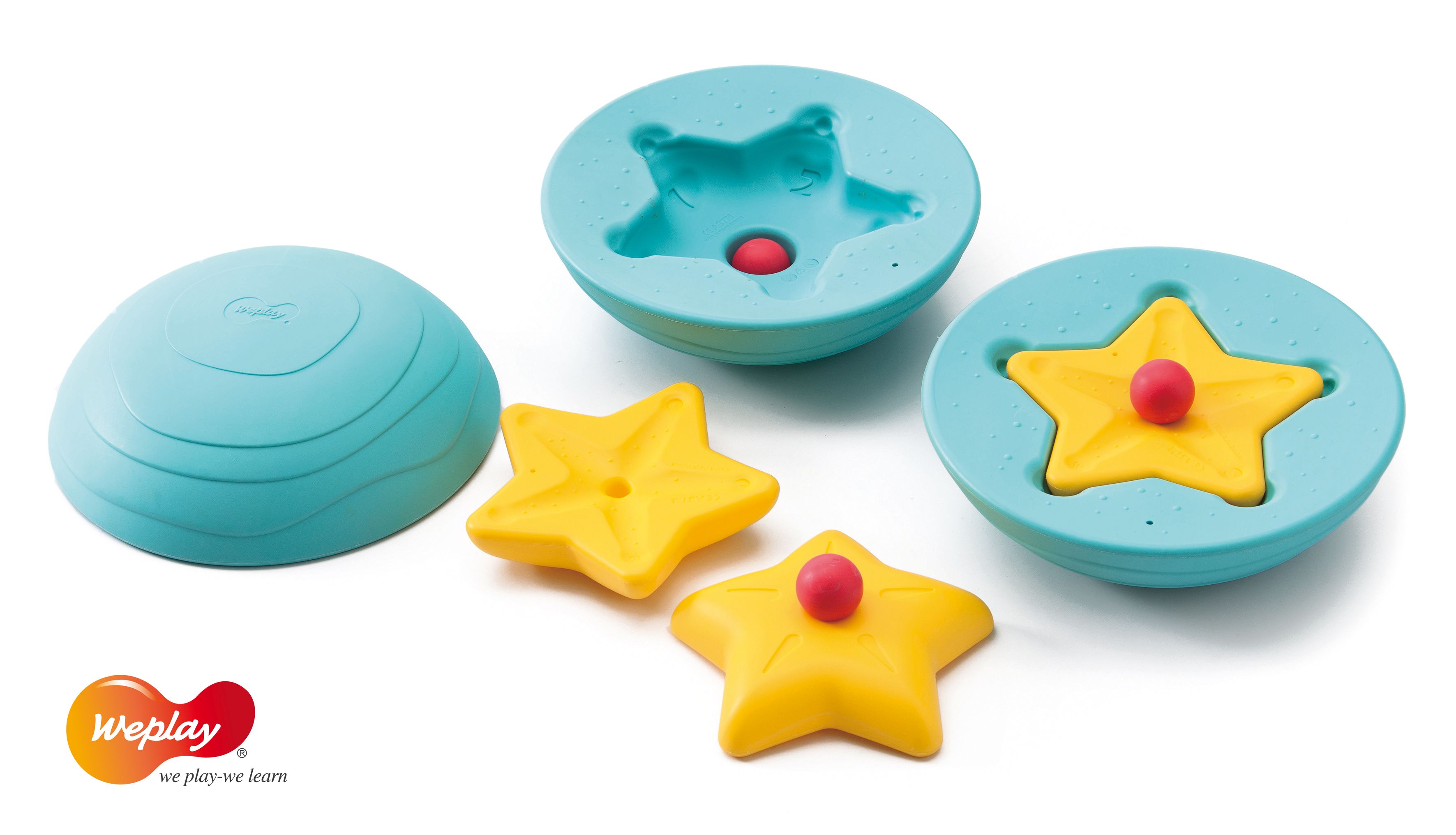 Balance Twinkle Stones - funkelnde Steine, 9-teilig - Weplay Eduplay