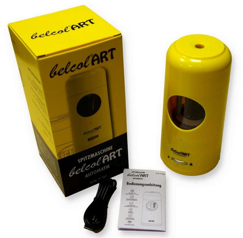 Elektrische Spitzmaschine  belcolART für Stifte Ø 7-11,5 mm 