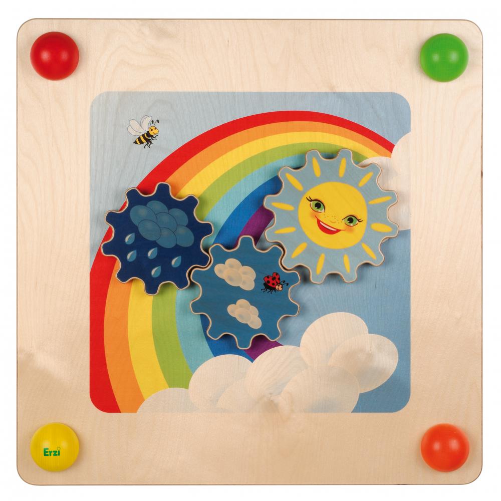 Wand- und Bodenelement Babypfad "Regenbogen"
